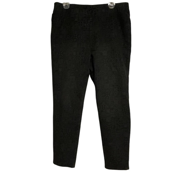 Soft Surroundings Black Pull On Elastic Band Pants Size Large - Picture 4 of 7